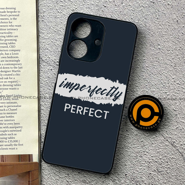 Realme Note 60 - Imperfectly - Premium Printed Metal Soft Case