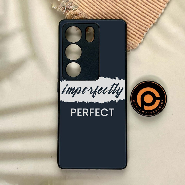 Vivo V29 - Imperfectly - Premium Printed Glass soft Bumper Shock Proof Case CS-47443