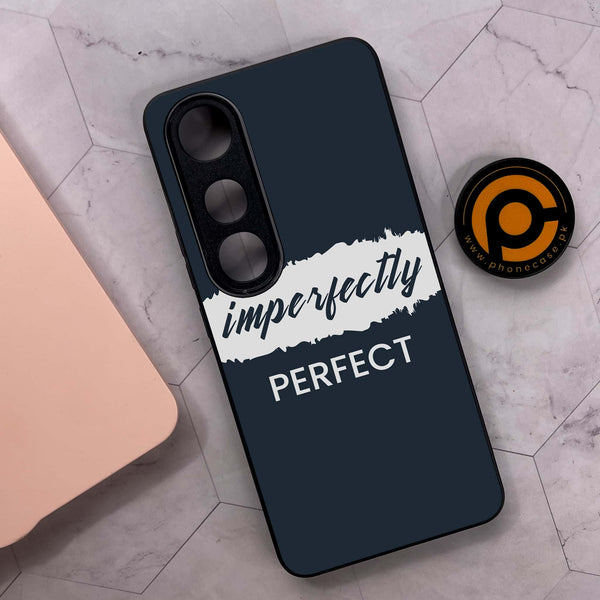 Vivo V50 Lite - Imperfectly -Premium Metal Printed soft Bumper shock Proof Case CS-37199