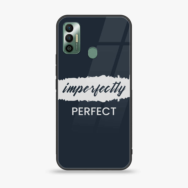 Tecno Spark 7 - Imperfectly - Premium Printed Glass soft Bumper Shock Proof Case
