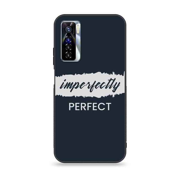 Tecno Camon 17 Pro - Imperfectly - Premium Printed Glass soft Bumper Shock Proof Case