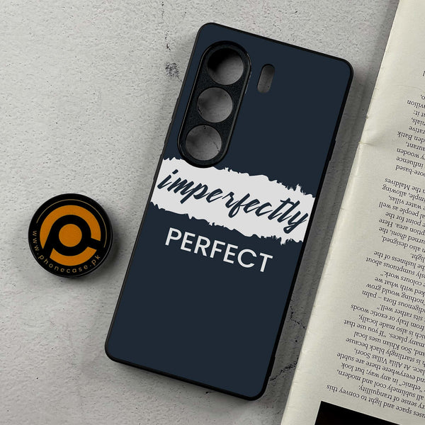 Tecno Camon 40 Pro - Imperfectly - Premium Metal Printed Soft Bumper Shockproof Case