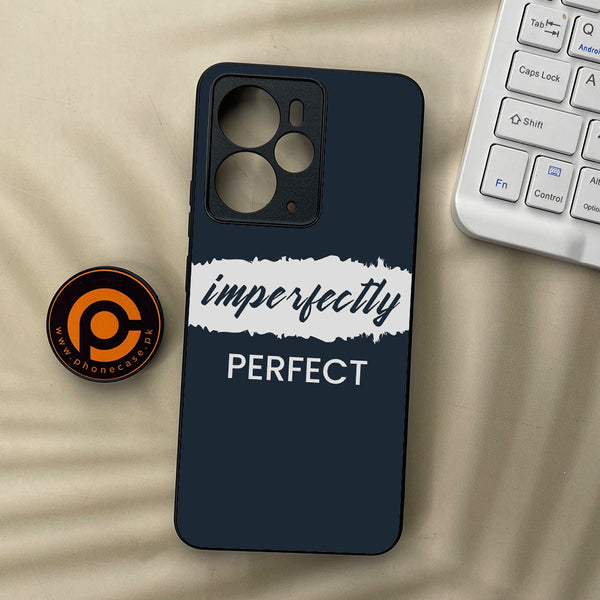 Realme 14T 5G - Imperfectly - Premium Metal Printed soft Bumper Shock Proof Case