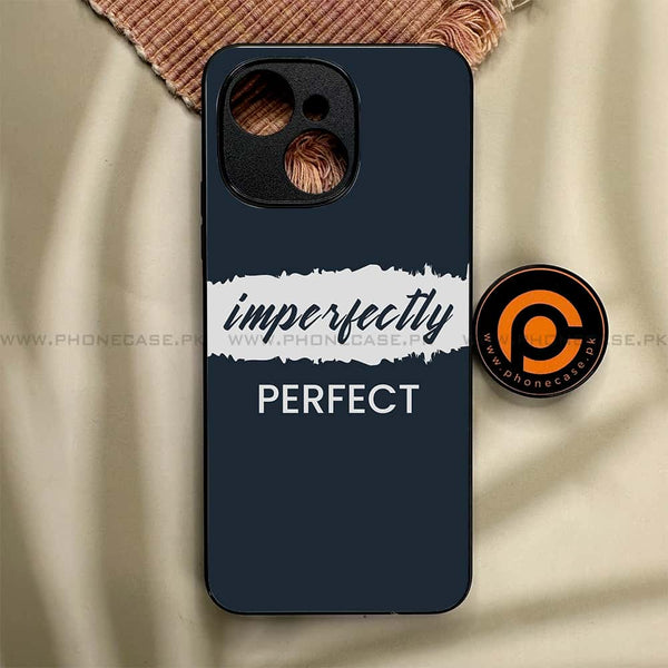 Tecno Spark 40C - Imperfectly - Premium Metal Printed soft Bumper shock Proof Case