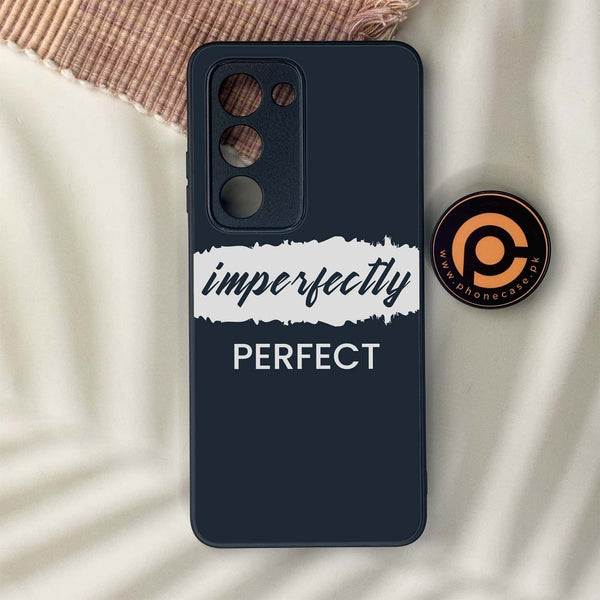 Oppo A5 2025 - Imperfectly - Premium Metal Printed soft Bumper shock Proof Case