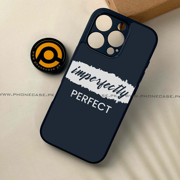 iPhone 16 Pro - Imperfectly - Premium Printed Glass soft Bumper shock Proof Case