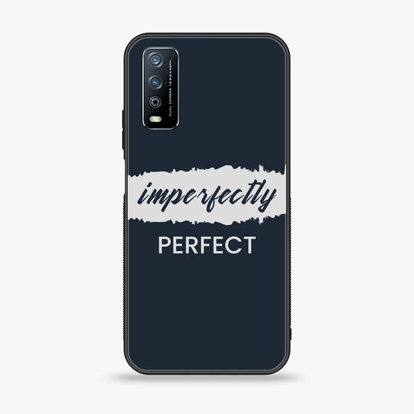 Vivo Y11s - Imperfectly -  Premium Printed Metal soft Bumper shock Proof Case