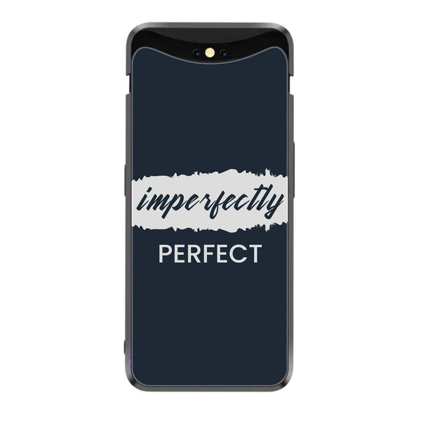 Oppo Find X - Imperfectly -  Premium Printed Metal soft Bumper shock Proof Case