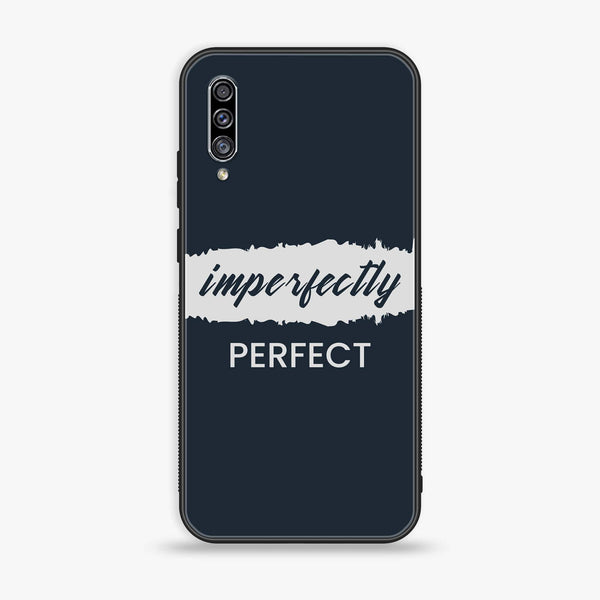 Galaxy A50 - Imperfectly - Premium Printed Glass soft Bumper shock Proof Case