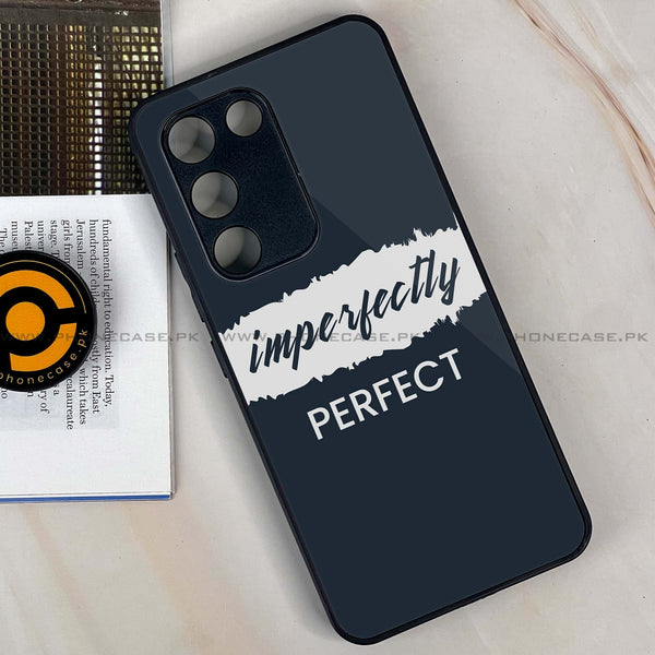 Vivo Y100 - Imperfectly -  Premium Printed Metal soft Bumper shock Proof Case