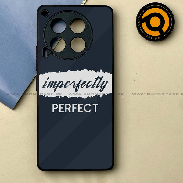 Tecno Camon 30 - Imperfectly -  Premium Printed Metal soft Bumper shock Proof Case CS-21389