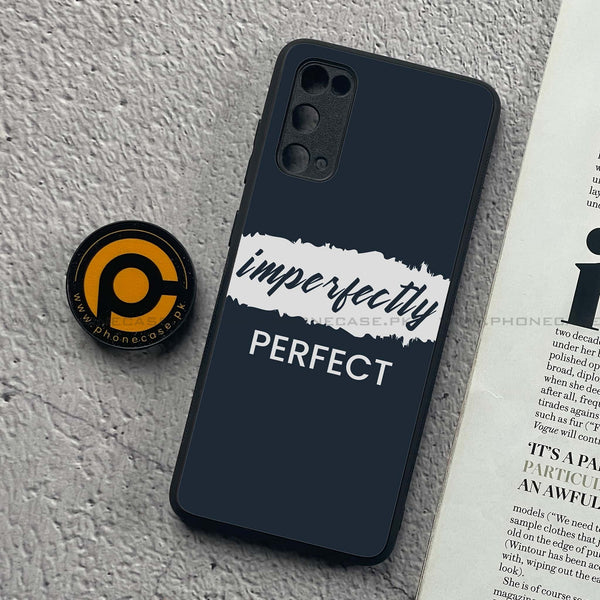 Samsung Galaxy S20 - Imperfectly - Premium Printed Glass soft Bumper Shock Proof Case CS-42339