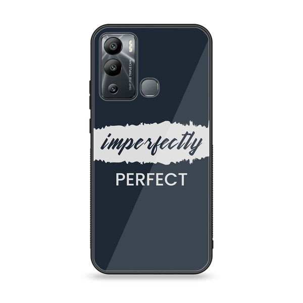 Infinix Hot 12i - Imperfectly - Premium Printed Glass soft Bumper Shock Proof Case