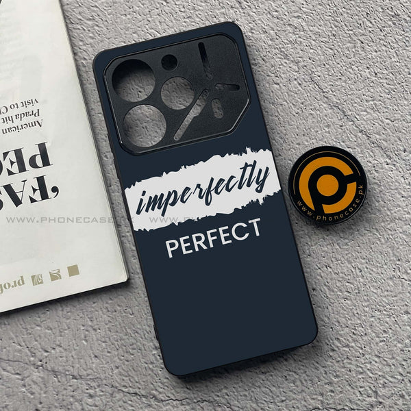 Tecno Pova 6 Pro - Imperfectly - Premium Printed Glass soft Bumper Shock Proof Case