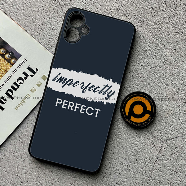 Samsung Galaxy A05 - Imperfectly - Premium Metal Printed soft Bumper shock Proof Case
