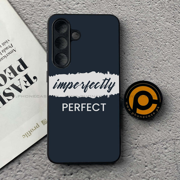 Samsung Galaxy S25 FE - Imperfectly - Premium Metal Printed soft Bumper shock Proof Case