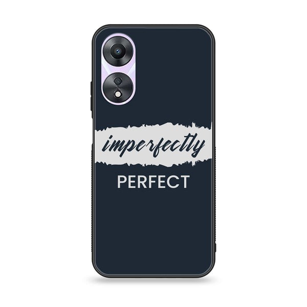 Oppo A78 4G - Imperfectly -  Premium Printed Metal soft Bumper shock Proof Case
