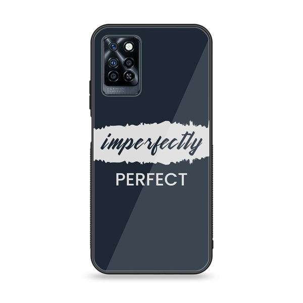 Infinix Note 10 Pro - Imperfectly - Premium Printed Glass soft Bumper Shock Proof Case CS-15848