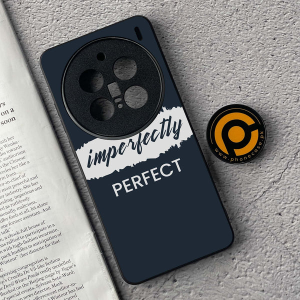 Vivo X200 Pro - Imperfectly - Premium Metal  Printed soft Bumper shock Proof Case