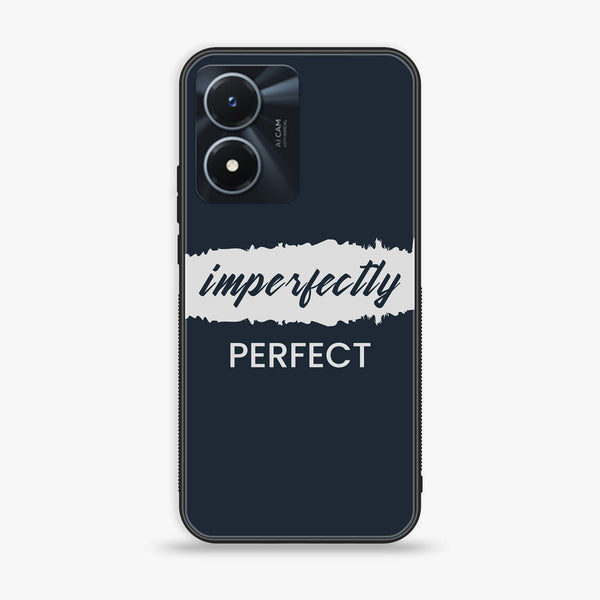 Vivo Y02s - Imperfectly -  Premium Printed Metal soft Bumper shock Proof Case