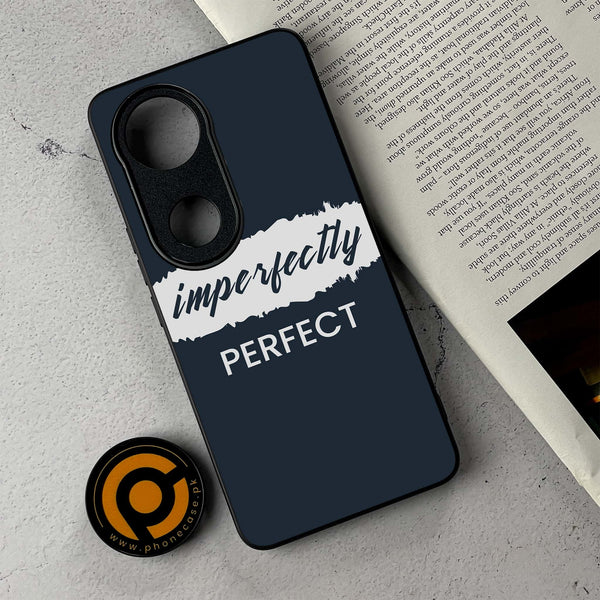 Vivo V50 - Imperfectly - Premium Metal Printed Soft Bumper Shockproof Case