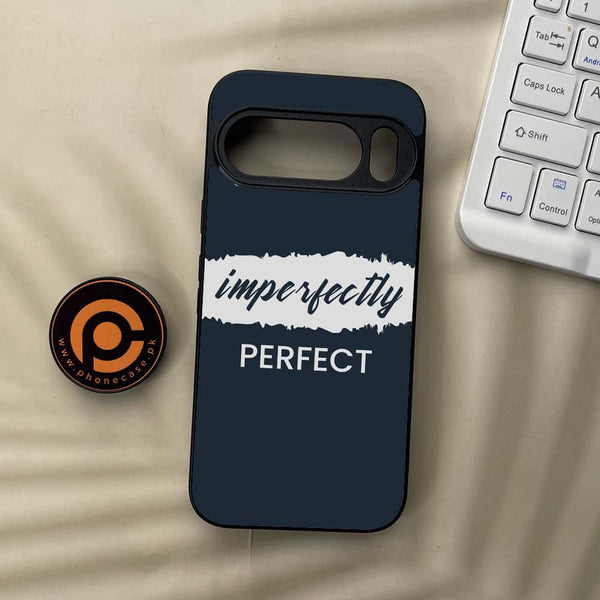 Google Pixel 10 Pro XL - Imperfectly - Premium Metal Printed soft Bumper Shock Proof Case CS-48728