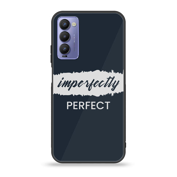 Tecno Camon 18T - Imperfectly - Premium Printed Glass soft Bumper Shock Proof Case