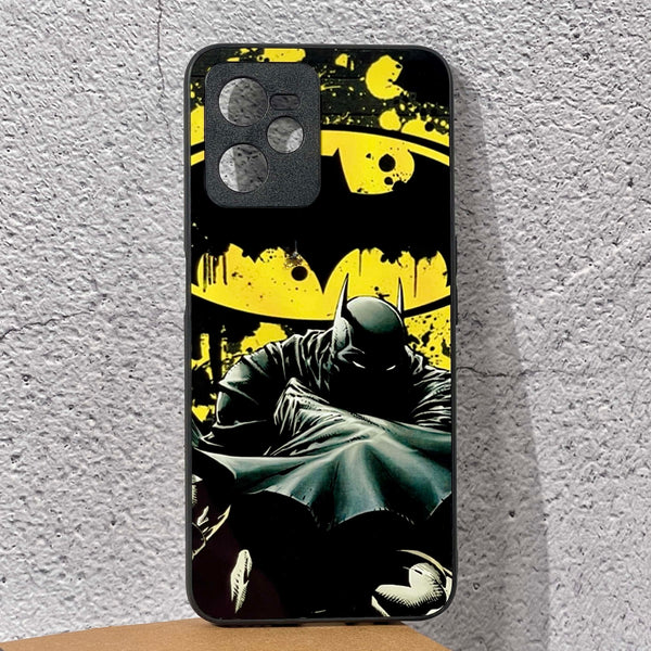 Realme C35/ Narzo 50A Prime - Batman DC Art - Premium Printed Glass soft Bumper shock Proof Case CS-13742