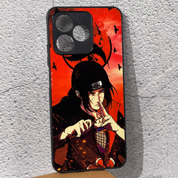 Realme C53/C51/Note 50 - Uchiha Itachi Case - Premium Printed Glass soft Bumper Shock Proof Case CS-13733