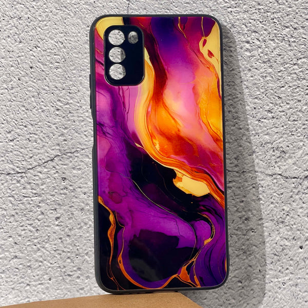 Poco M3 - Liquid Marble 2.0 Design 5 - Premium Printed Metal soft Bumper shock Proof Case CS-14302