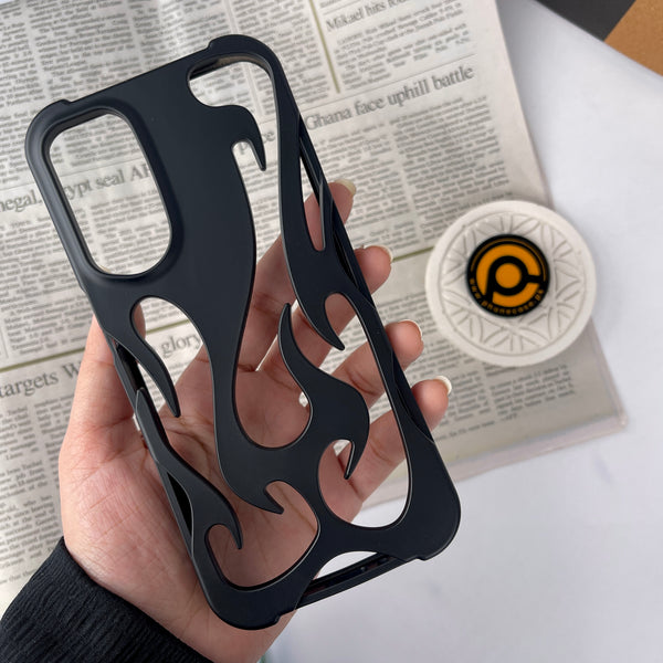 Galaxy A14 FlameFlex Metal Feel Flexible Shock Proof Case