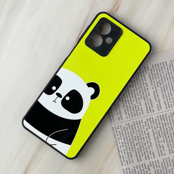 Moto G54 - Panda Design 10 - Premium Printed Glass soft Bumper shock Proof Case CS-16106