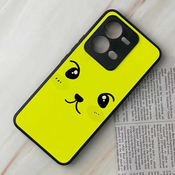 Vivo V25/ V25e - Panda Design 4 - Premium Printed Glass soft Bumper shock Proof Case CS-16107