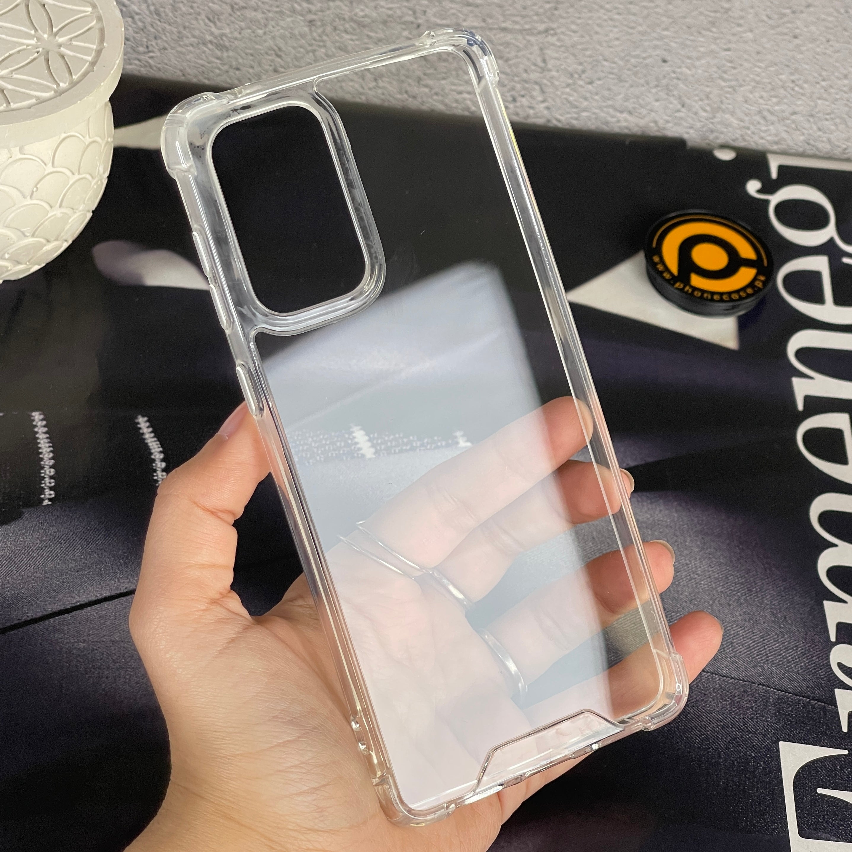 Samsung Galaxy A73 Anti Crash Shock Proof Transparent Case