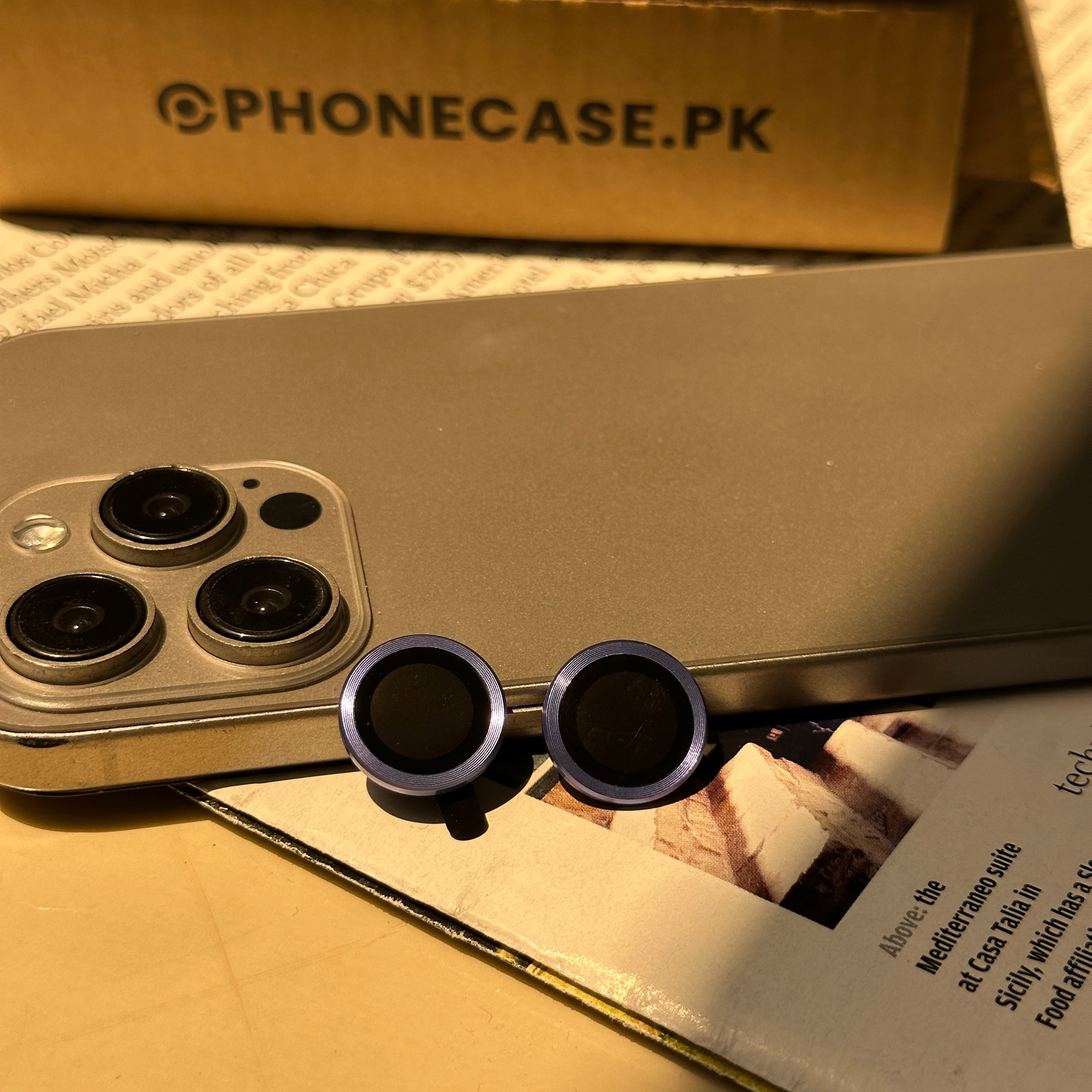 iPhone 16 / 16 Plus Metal Camera Lens Protector Glass