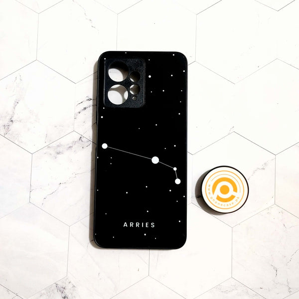 Xiaomi Redmi Note 12 - Zodiac Sign Series - Premium Printed Glass soft Bumper Shock Proof Case CS-21860