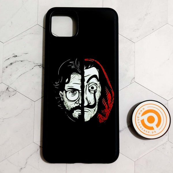 Google Pixel 4 XL - Money Heist - Premium Printed Glass soft Bumper Shock Proof Case CS-22455