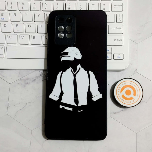 Infinix Note 10 Pro - PUBG BattleGround - Premium Printed Glass soft Bumper Shock Proof Case CS-22418