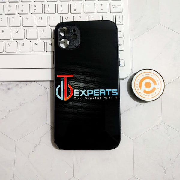 iPhone 11 Experts The Digital World  Premium Printed Glass soft Bumper shock Proof Case CS-22611