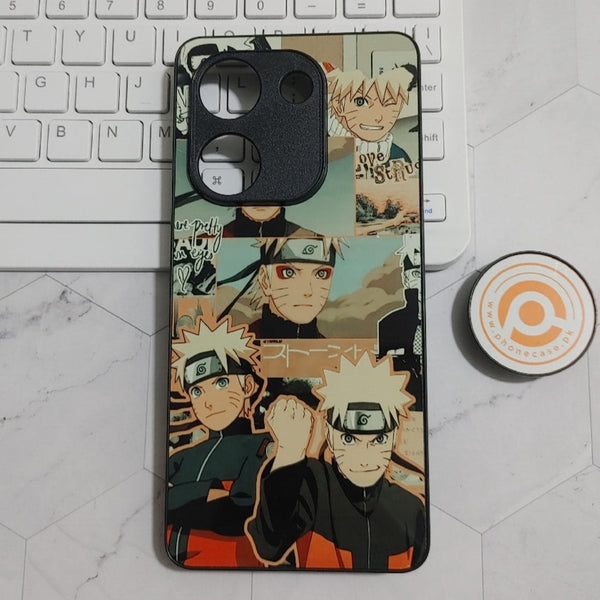 Tecno Camon 20/ 20 pro - Anime Design - Premium Printed Glass soft Bumper shock Proof Case CS-22598 CS-23541