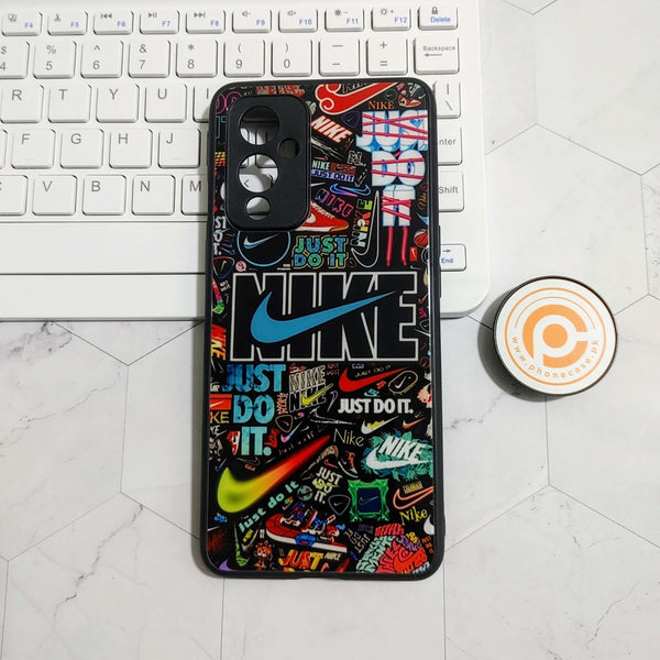 OnePlus 9 - Nike Edition Design 1 - Premium Printed Glass soft Bumper Shock Proof Case CS-22533