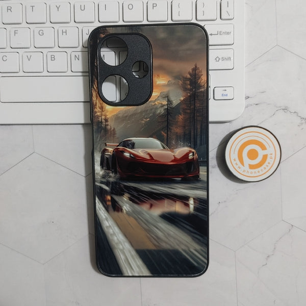 Infinix Hot 30 Play - Speed Demon - Premium Metal Printed soft Bumper shock Proof Case CS-24635