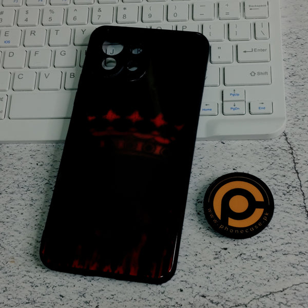 Mi 11 Lite / Xiaomi 11 Lite 5G NE  - king Design - Premium Printed Glass soft Bumper shock Proof Case  CS-30785