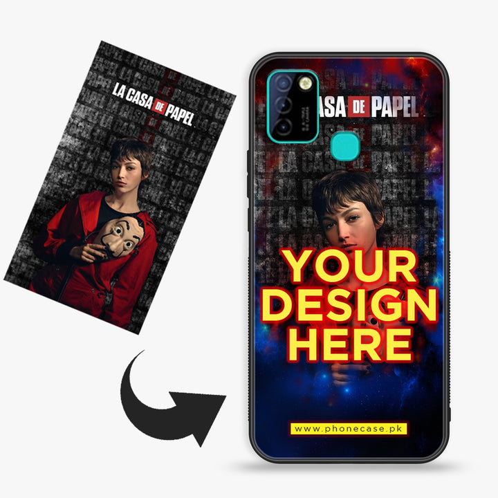 Infinix Hot 10 Lite - Customize your own - Premium Metal Printed soft Bumper shock Proof Case