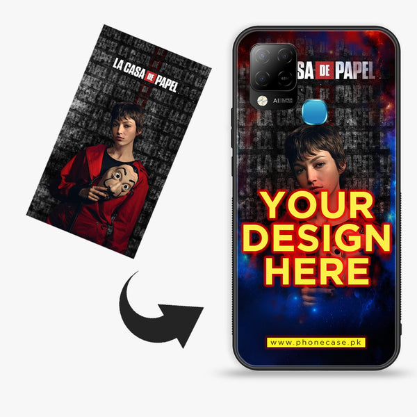 Infinix Hot 10s - Customize your own - Premium Metal Printed soft Bumper shock Proof Case