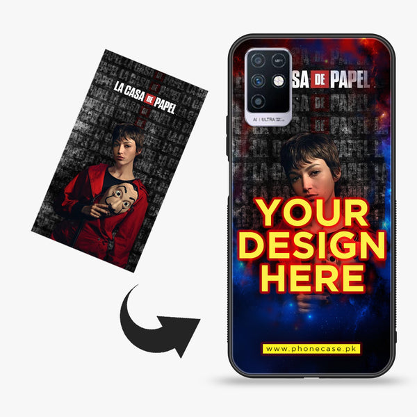 Infinix Note 10 - Customize your own - Premium Metal Printed soft Bumper shock Proof Case