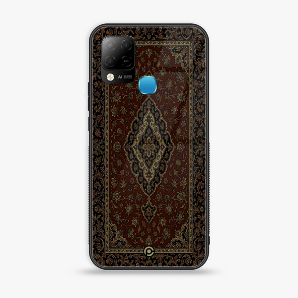Infinix Hot 10s  - Persian Rugs Design 2 -  Premium Metal Printed soft Bumper shock Proof Case CS-32850