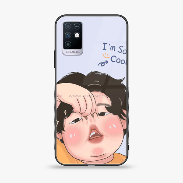 Infinix Note 10 - Cute Couple - Premium Metal Printed soft Bumper shock Proof Case  CS-32034