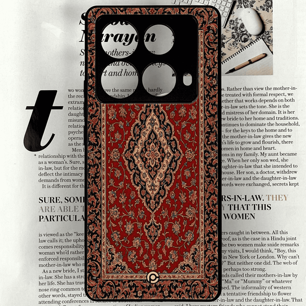 Infinix Note 40 4G - Persian Rugs design 2 - Premium Printed Glass soft Bumper shock Proof Case