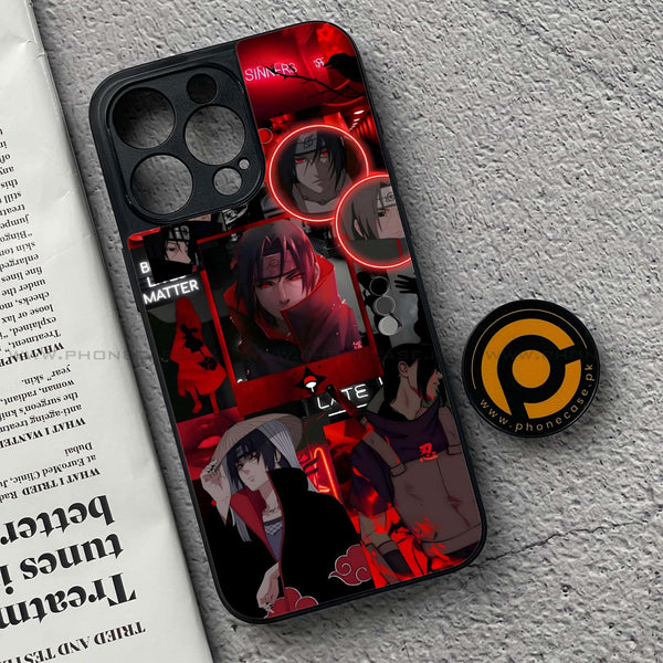 iPhone 15 Pro Max - Itachi Aesthetic - Premium Metal Printed soft Bumper shock Proof Case